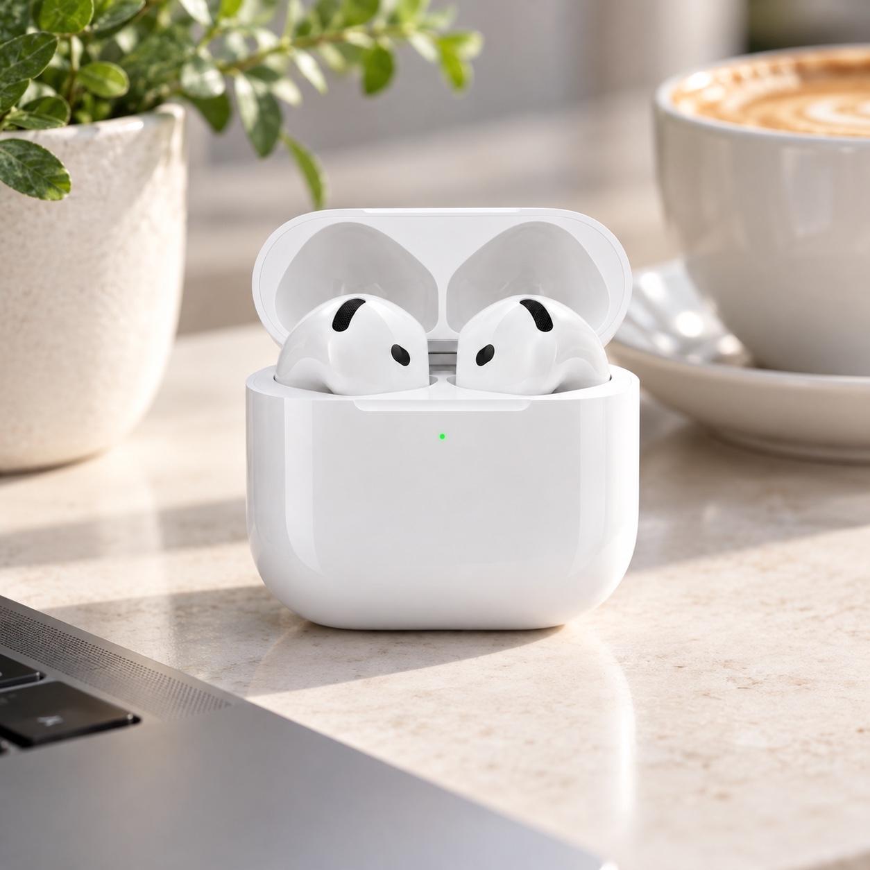 Apple AirPods 4 com ANC – Chip H2 | Cancelamento Ativo de Ruído | Áudio Espacial | USB-C | 22000 MZN | FRELIMO, Sommerschield, Maputo | MzDeal