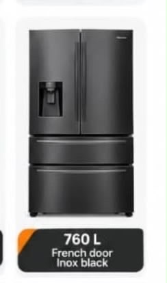 Frigorífico French dor inox black 760L | 99999 MZN | FRELIMO, Sommerschield, Maputo | MzDeal