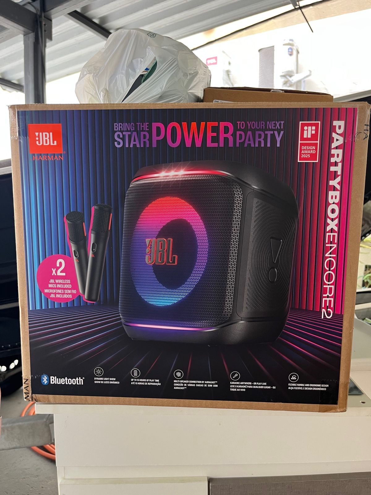 JBL PartyBox Encore Essential 2 – 100W RMS | Bluetooth 5.4 | LED RGB | Até 15 Horas | 24950 MZN | FRELIMO, Sommerschield, Maputo | MzDeal