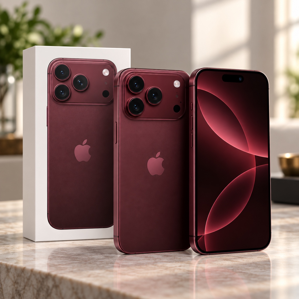 Apple iPhone 18 Pro Max – Burgundy | 6.9” Super Retina XDR | 5G | 159000 MZN | FRELIMO, Sommerschield, Maputo | MzDeal