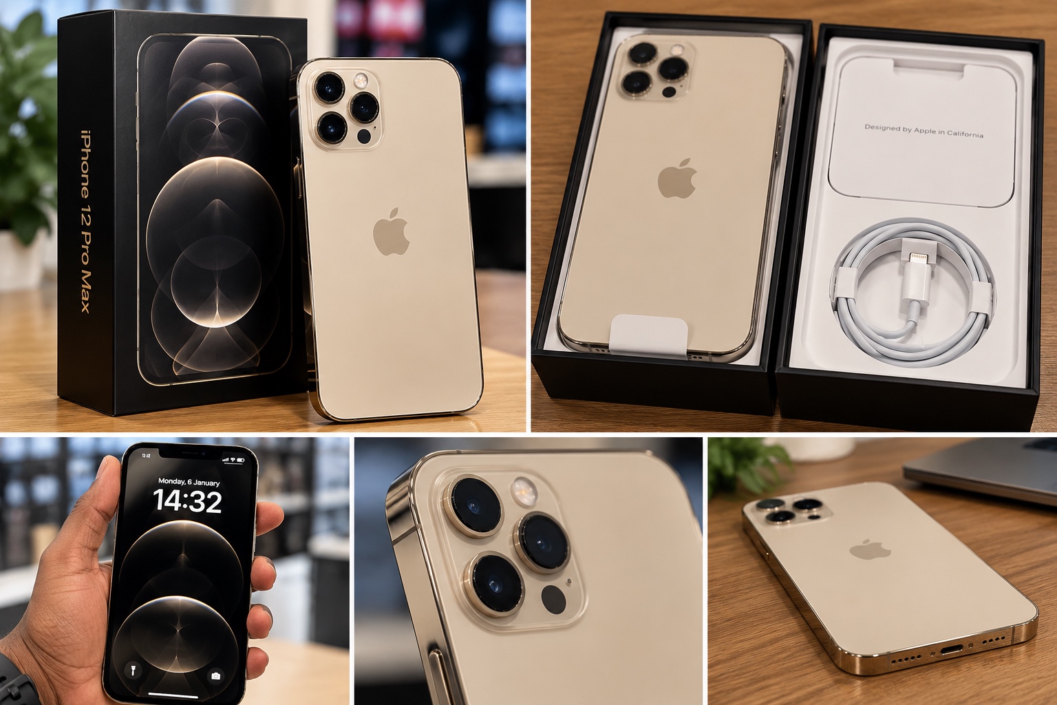 iPhone 12 Pro Max 128GB – 5G | Câmara Tripla 12MP | A14 Bionic | | 33000 MZN | FRELIMO, Sommerschield, Maputo | MzDeal