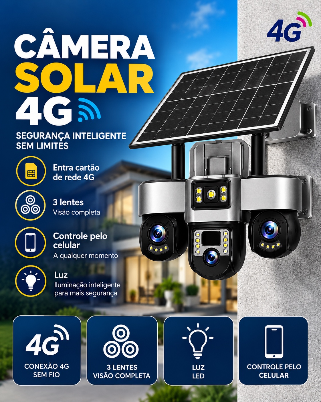 Câmeras solar | 9500 MZN | FRELIMO, Sommerschield, Maputo | MzDeal