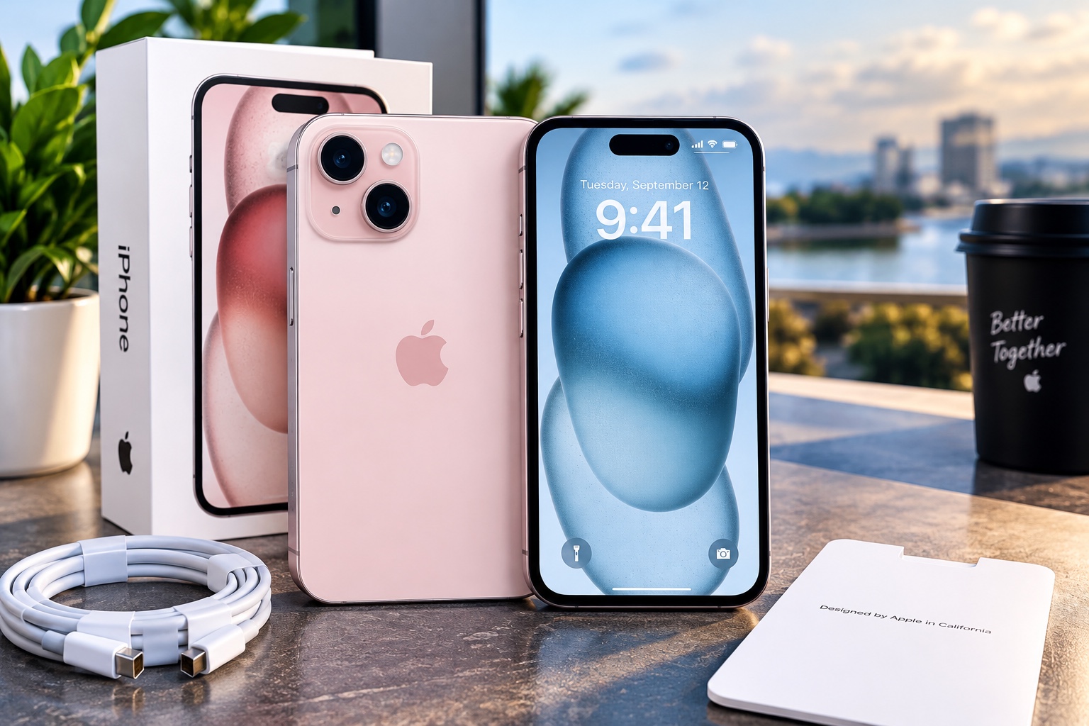 Apple iPhone 15 128GB – Câmara 48MP | Dynamic Island | 5G | USB-C | 53000 MZN | FRELIMO, Sommerschield, Maputo | MzDeal