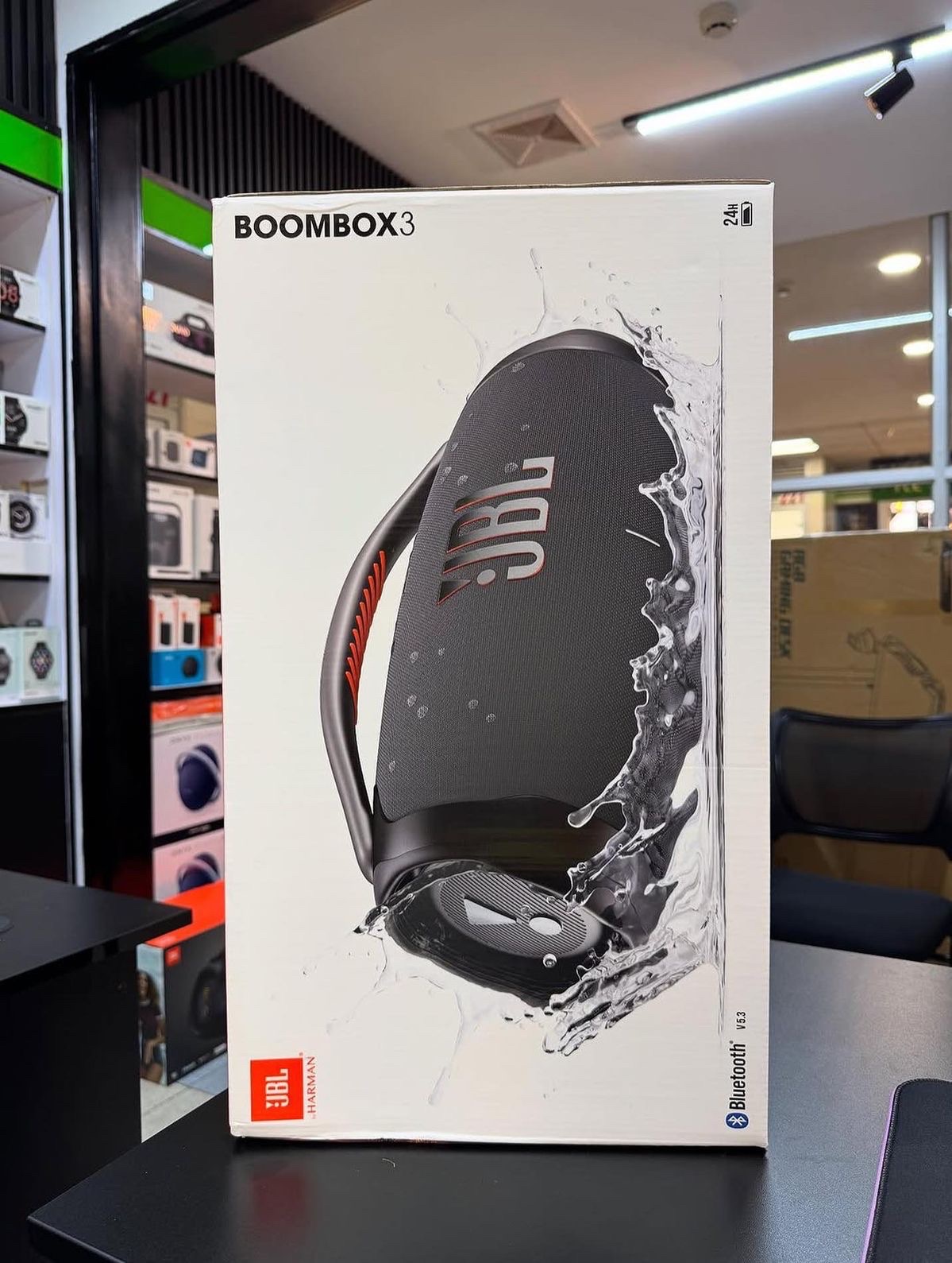 JBL Boombox 3 – Até 180W RMS | Bluetooth 5.3 | 24 Horas de Bateria | IP67 | JBL Original Pro Sound | 28000 MZN | FRELIMO, Sommerschield, Maputo | MzDeal