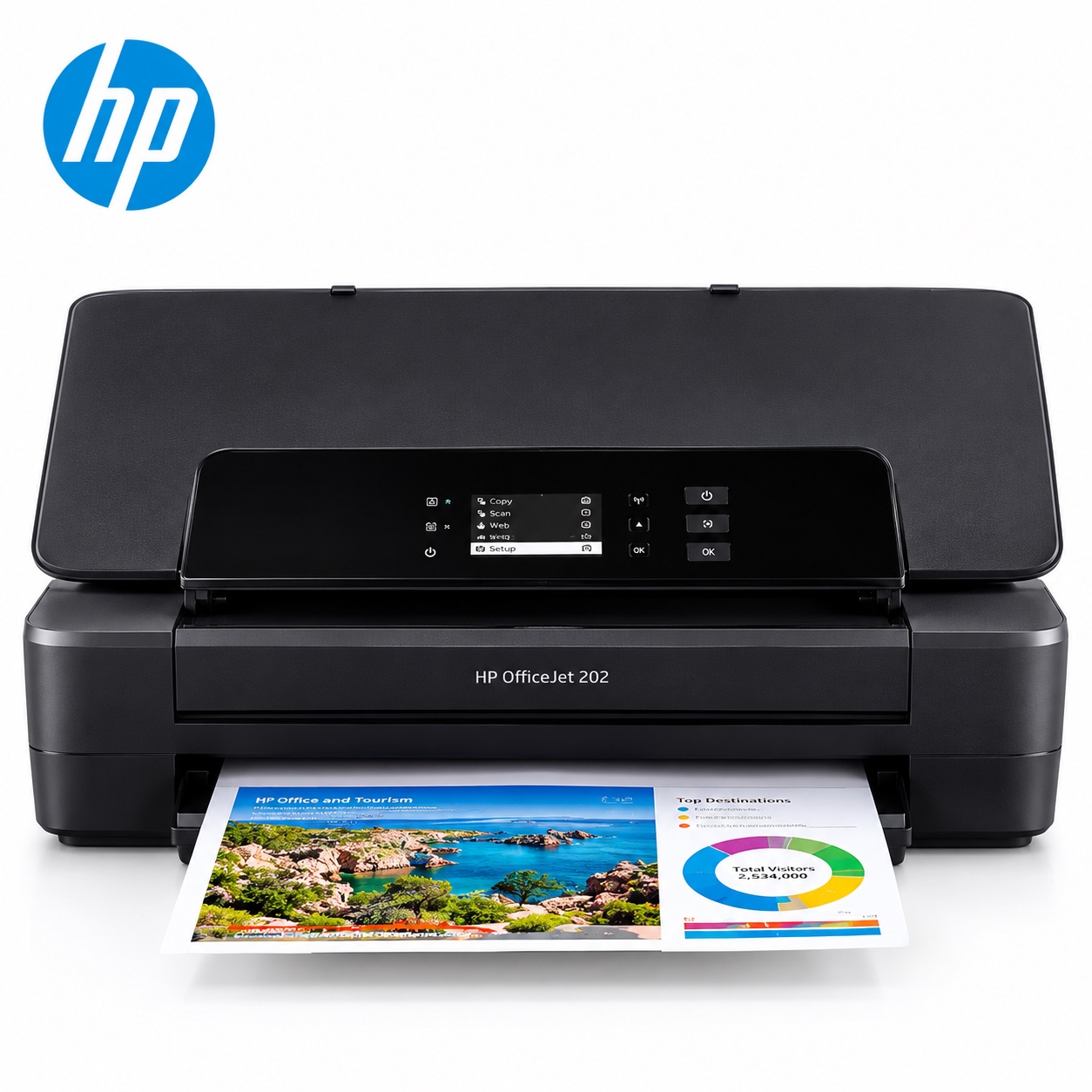 HP OfficeJet 202 Mobile Printer – Impressora Portátil Wireless | 32000 MZN | FRELIMO, Sommerschield, Maputo | MzDeal